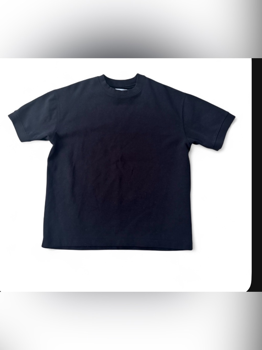 D&F Ricky Singh Black T-shirt Relaxed Fit Heavyweight Short Sleeve Oversized L